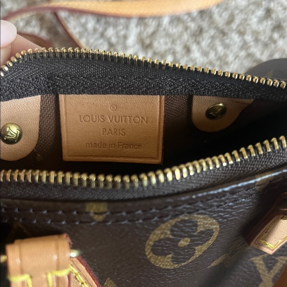 Louis Vuitton Nano Speedy Monogram Mini Crossbody Bag - Picture 11 of 16